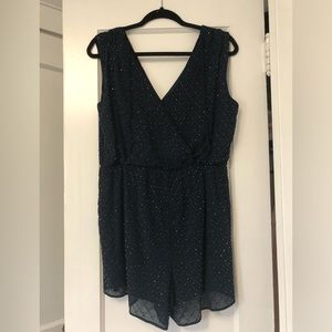 Romper Jumpsuit with Sequins